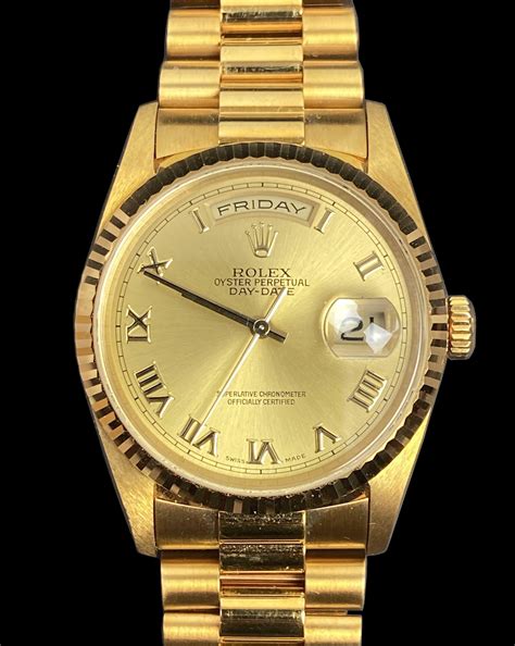 Rolex oyster day date watch